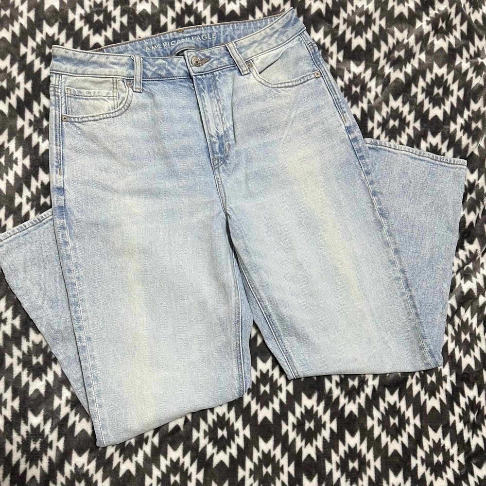 American Eagle Outfitters High Rise Light Blue Jeans